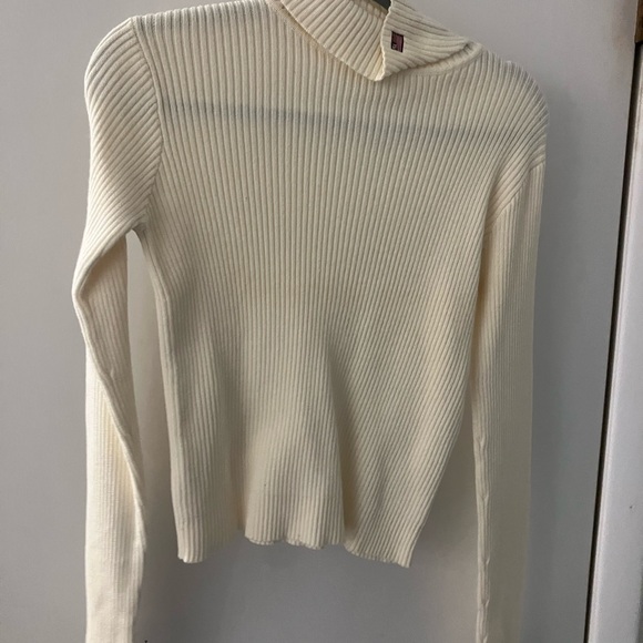 Ralph Lauren Designer pullover ribbed scoop neck embroidered sweater size medium - Picture 3 of 11